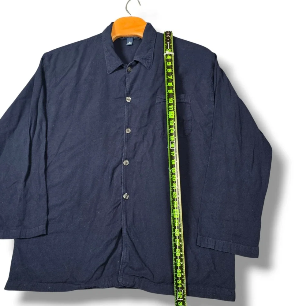 Polo Ralph Lauren Navy Blue Oxford Long Sleeve Button Up Shirt Mens XL Pony Logo